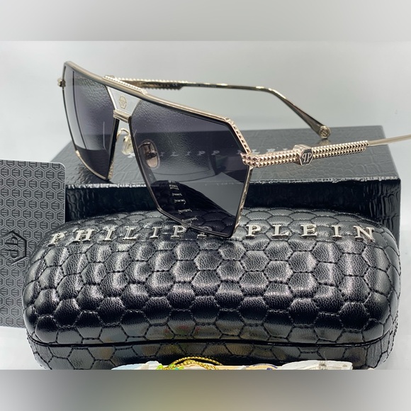 Philipp Plein Stud SPP076 Col.0301❗️Titanium Size...